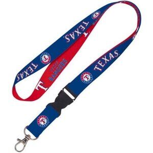 MLB Texas Rangers‎ 2023 World Series Keychain Lanyard with Detachable Buckle